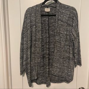 Levi’s black and white space dye print size small cardigan.
